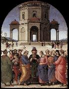 PERUGINO, Pietro Marriage of the Virgin af oil painting
